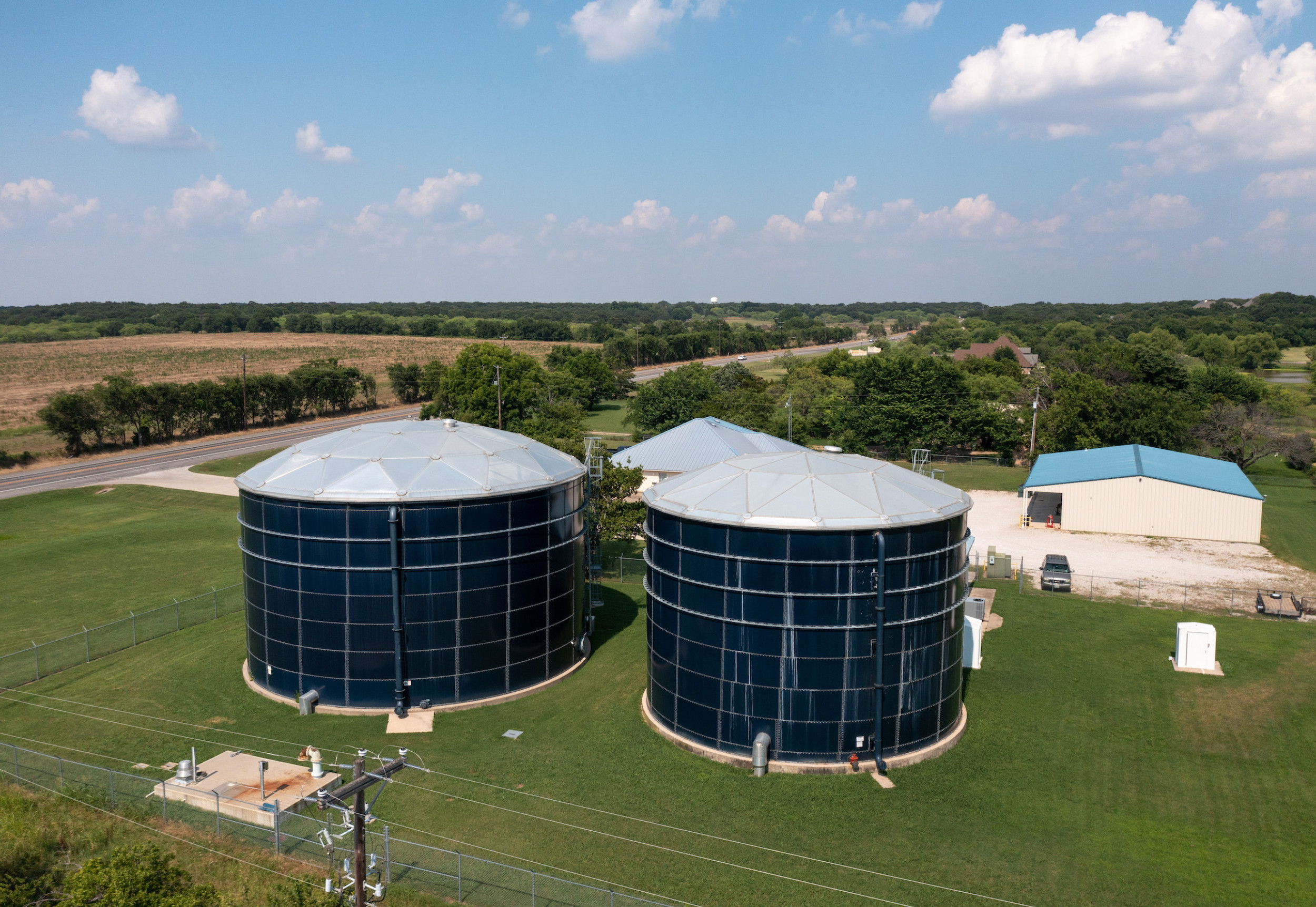 water treatment silos